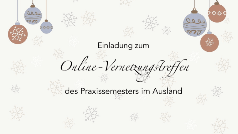 Einladung Vernetzungstreffen Weihnachten