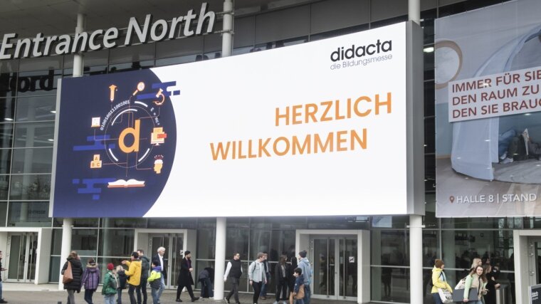 Eingang zur didacta auf der Koelnmesse