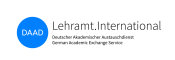 Logo Lehramt.International gefördert vom DAAD.