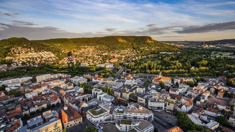 Blick über die Stadt Jena